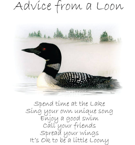 Advice from a Loon Greeting Card