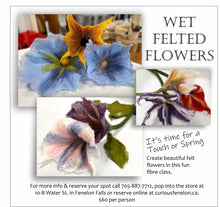 Felted Flowers Class