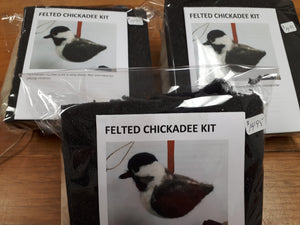 Felted Chickadee Kit