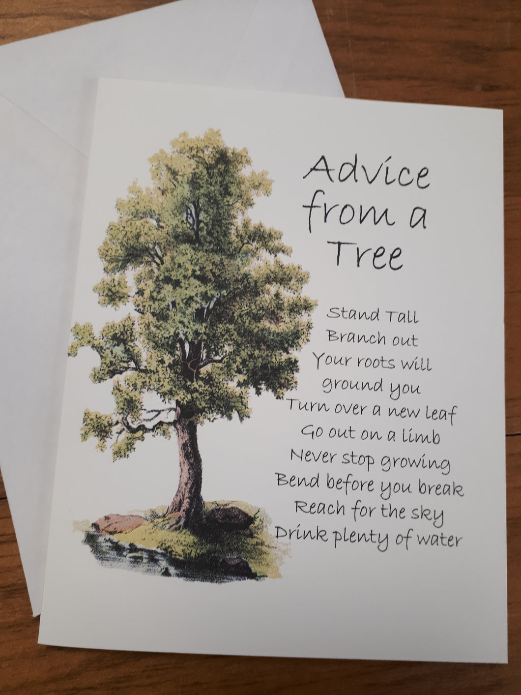 Advice from a Tree Greeting Card