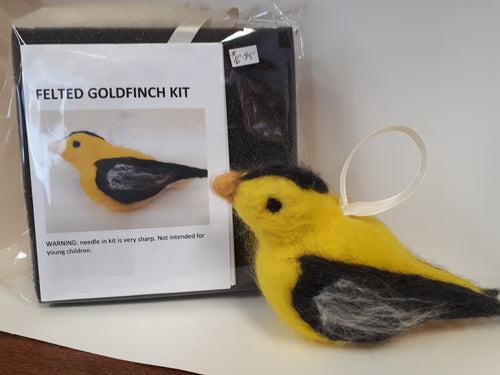 Felted Goldfinch Kit