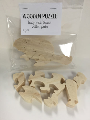 Wooden Beaver Puzzle
