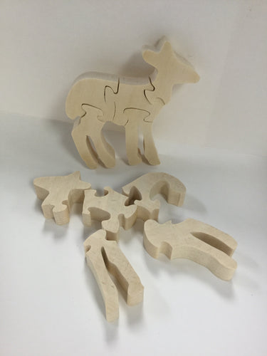 Wooden Doe Puzzle