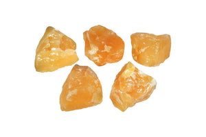 Rough Orange Calcite stones